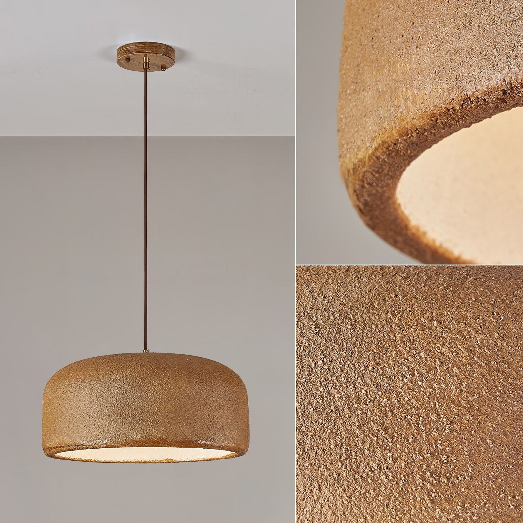 Khmara Resin Dome Pendant Lamp - Lamp Outdoor