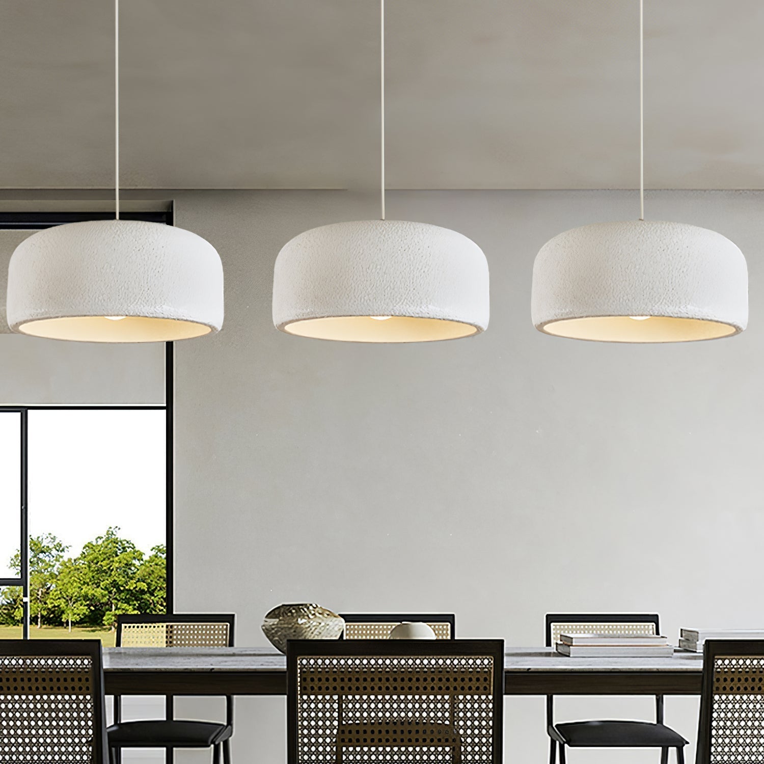 Khmara Resin Dome Pendant Lamp - Lamp Outdoor