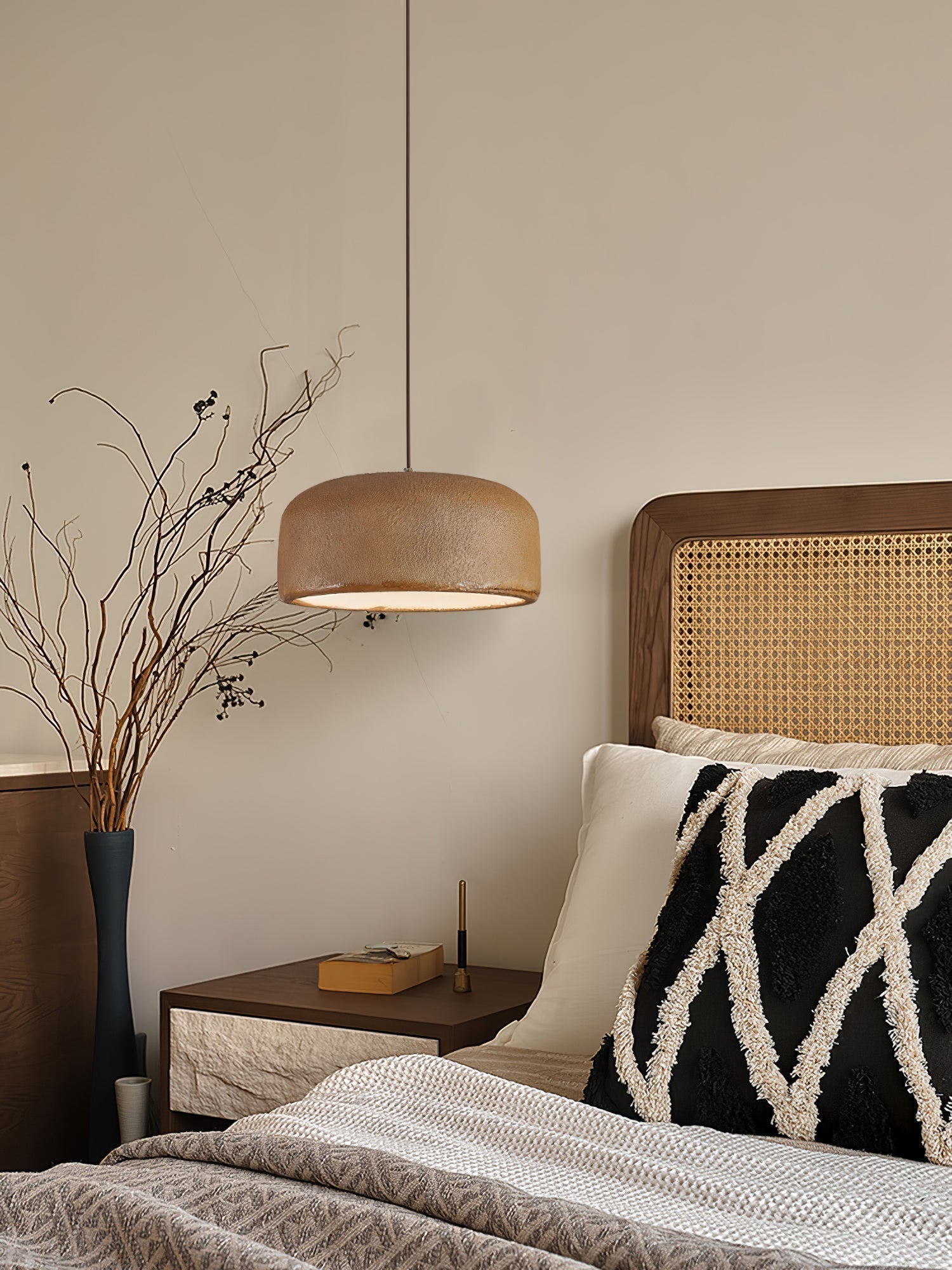 Khmara Resin Dome Pendant Lamp - Lamp Outdoor