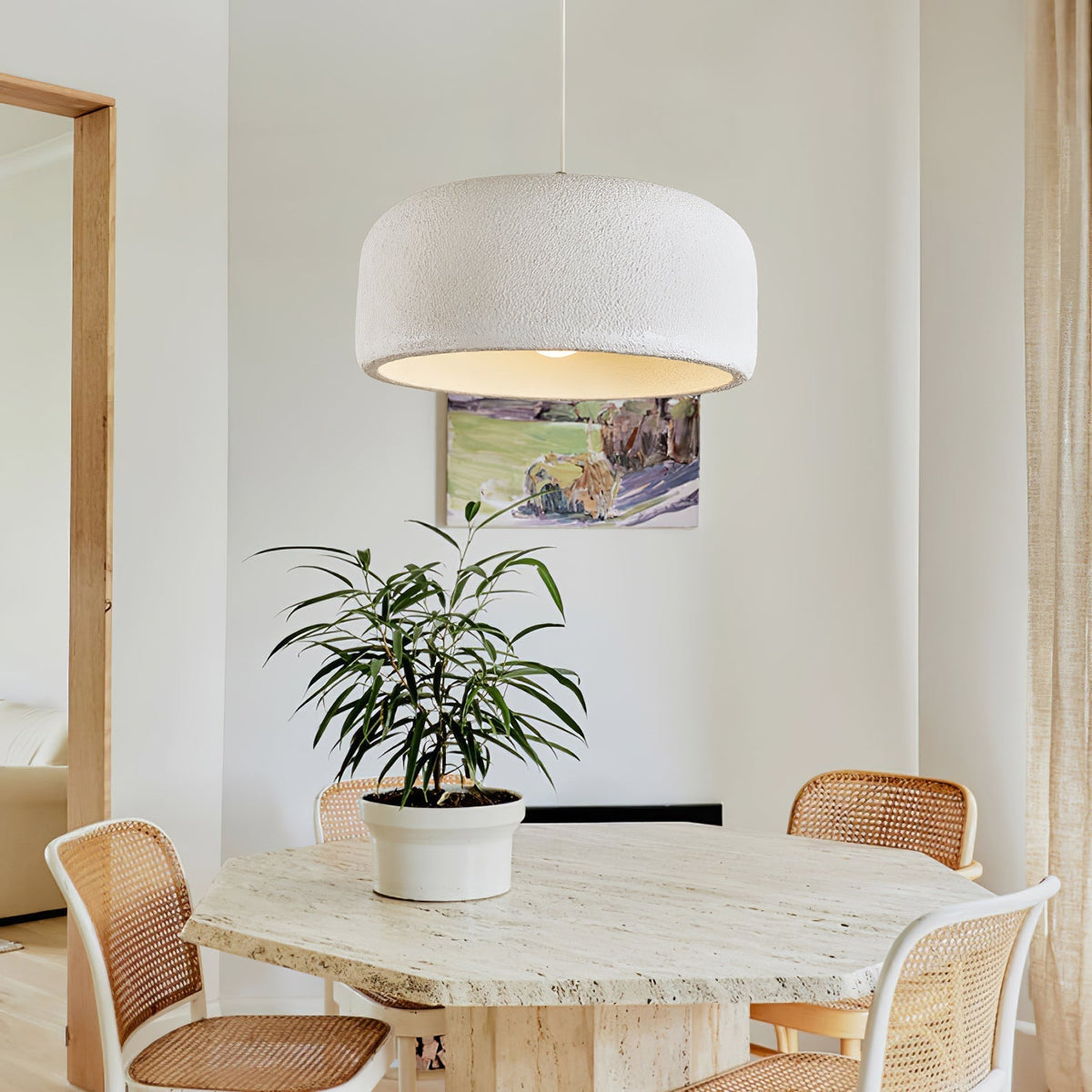 Khmara Resin Dome Pendant Lamp - Lamp Outdoor