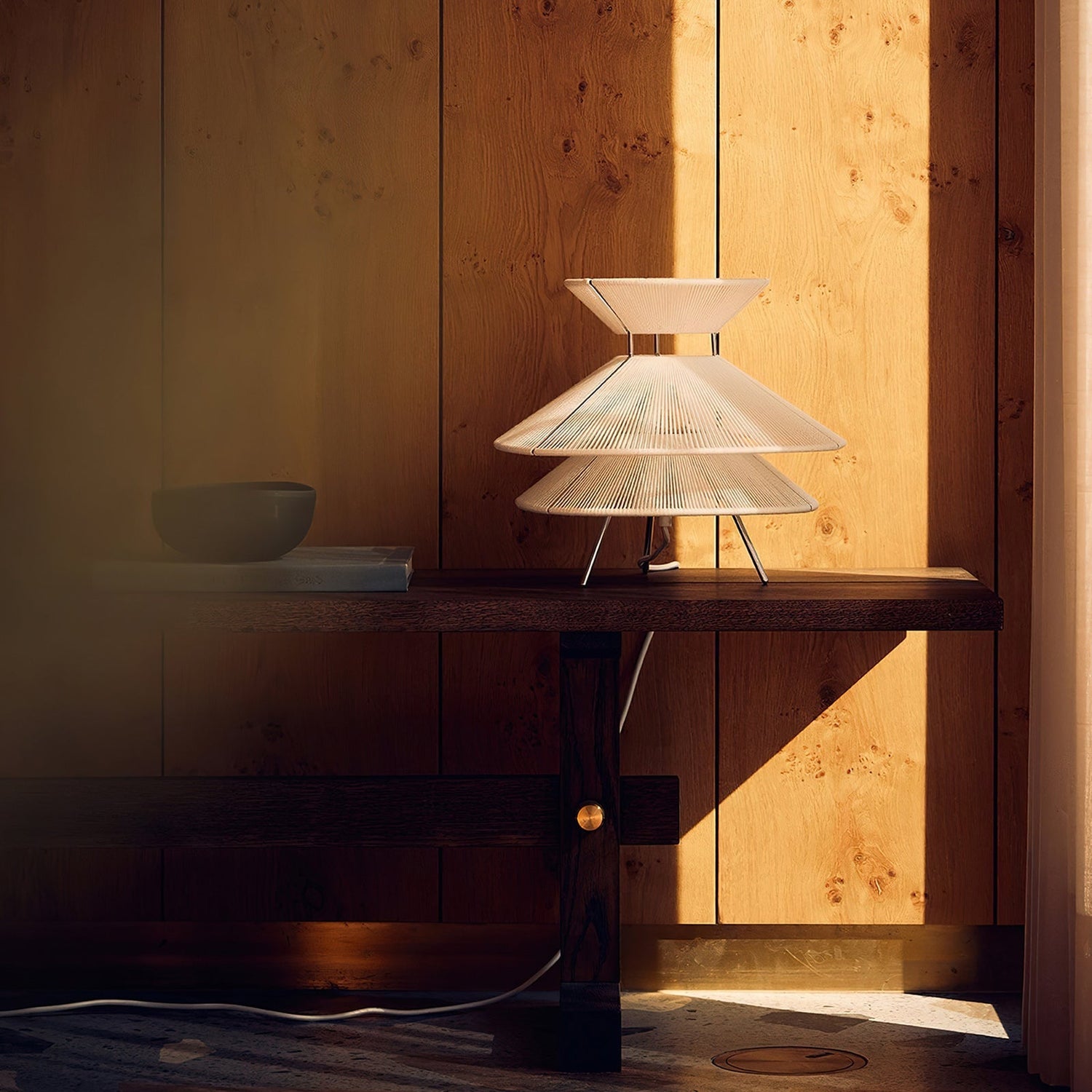 Kiku Wabi-Sabi Cotton Thread Pendant Light