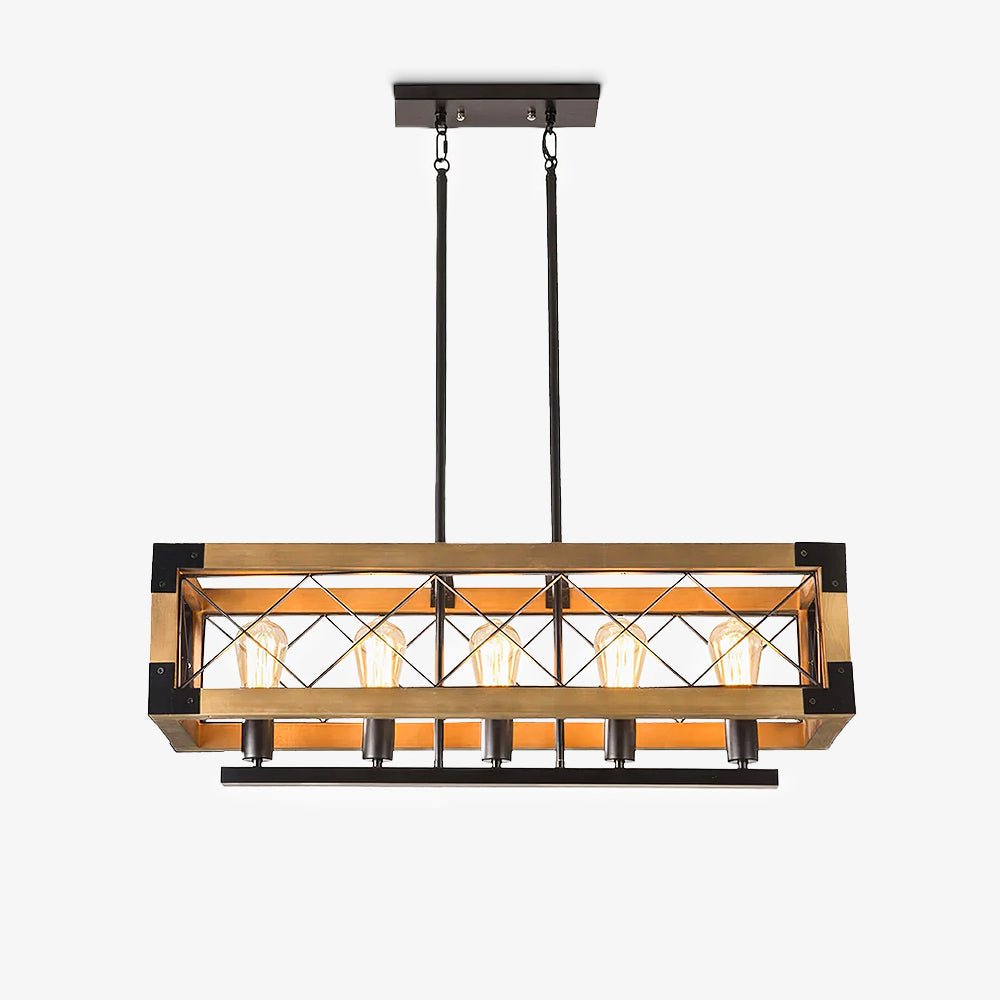 Kitchen Island Rectangle Chandelier - Lamp Outdoor
