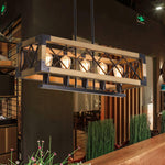 Kitchen Island Rectangle Chandelier - Lamp Outdoor