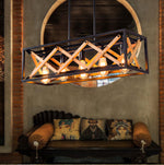 Kitchen Island Rectangle Chandelier - Lamp Outdoor