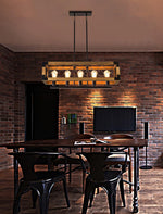 Kitchen Island Rectangle Chandelier - Lamp Outdoor