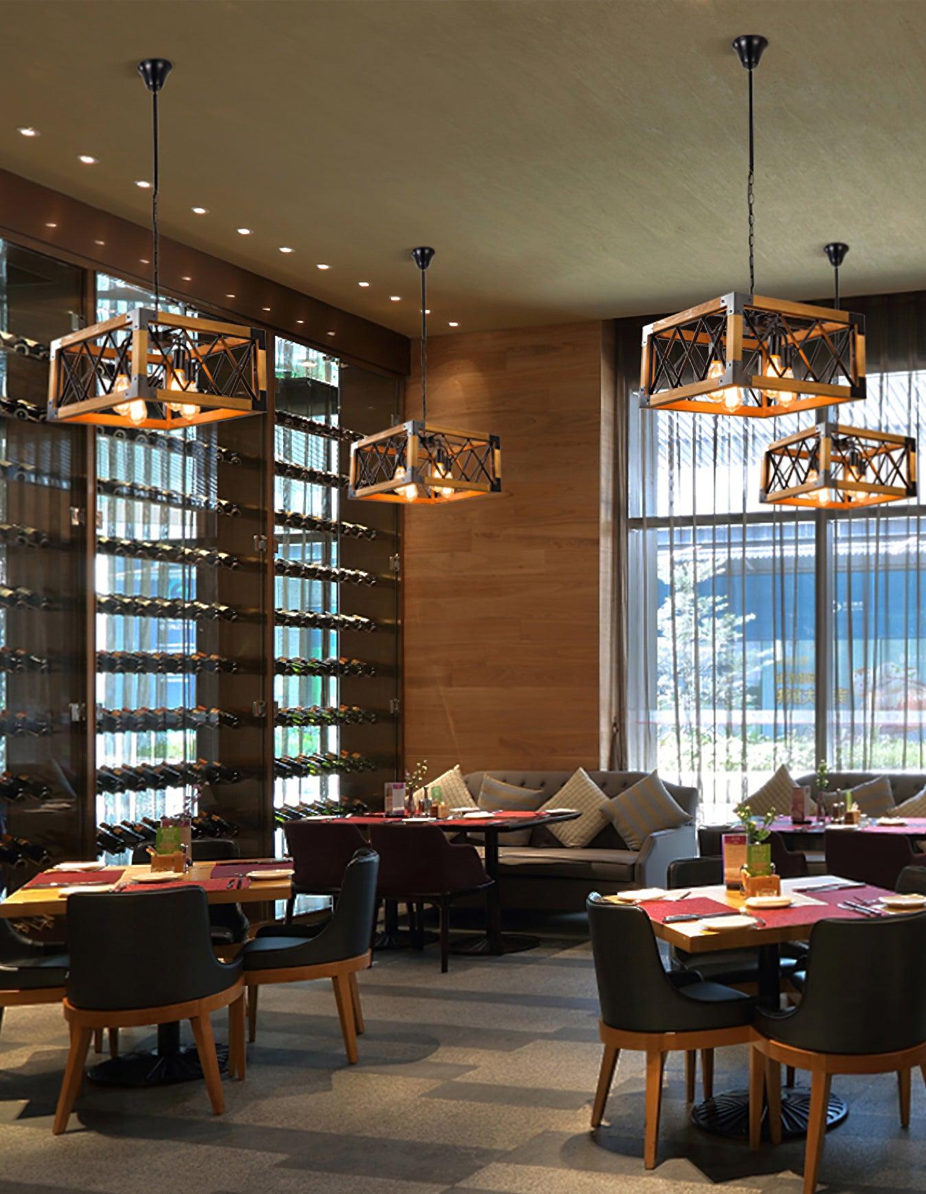 Kitchen Island Rectangle Chandelier - Lamp Outdoor