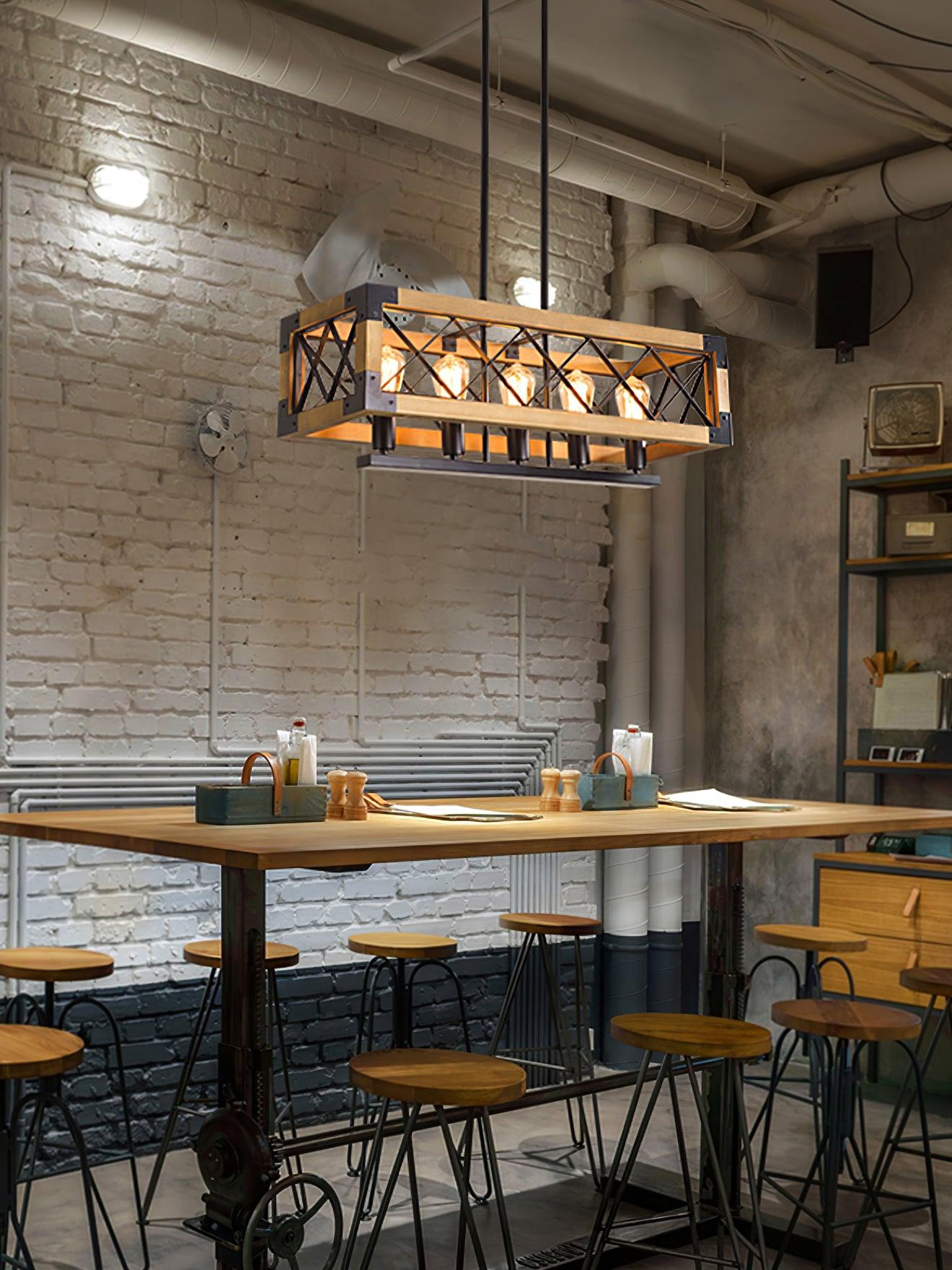 Kitchen Island Rectangle Chandelier - Lamp Outdoor