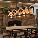 Kitchen Island Rectangle Chandelier - Lamp Outdoor