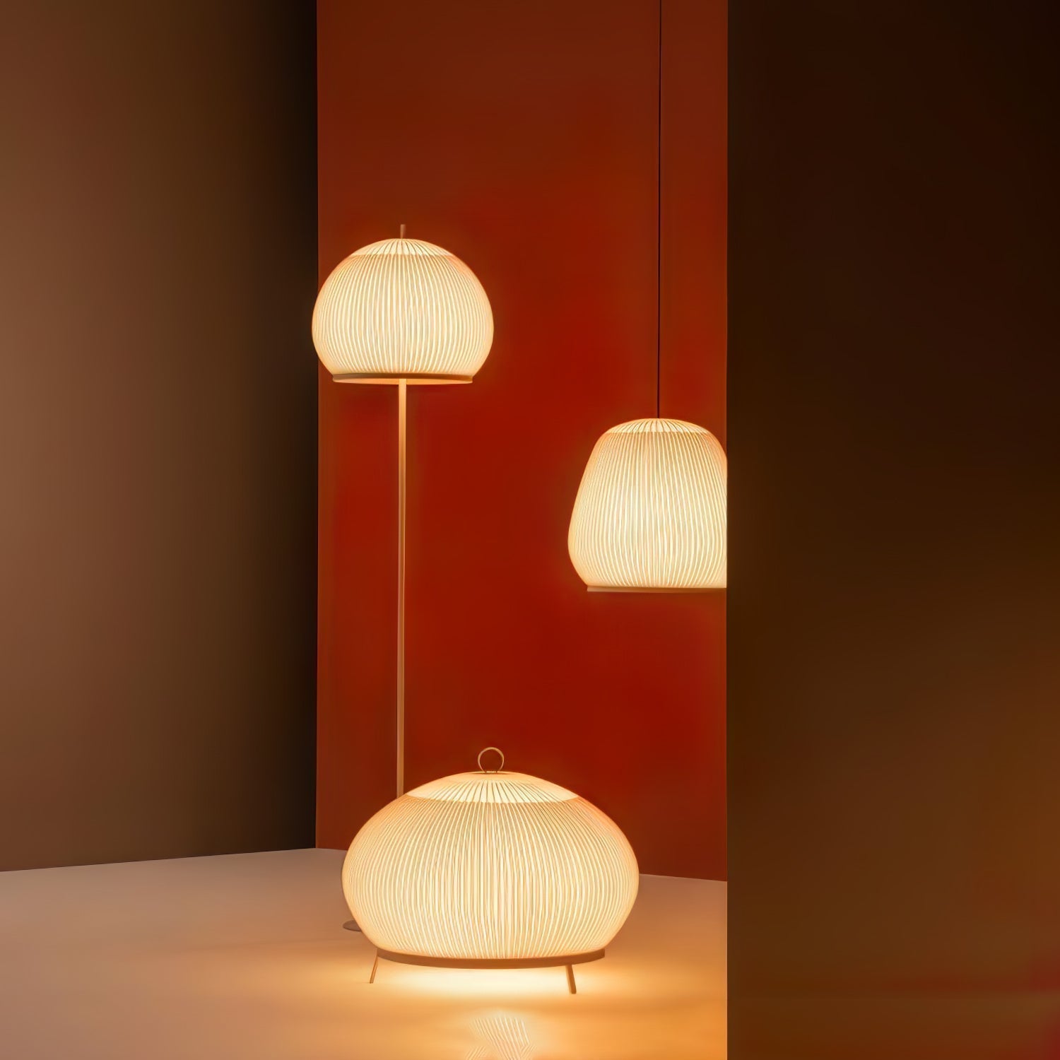 Lantern Knit Pendant Lamp - Lamp Outdoor