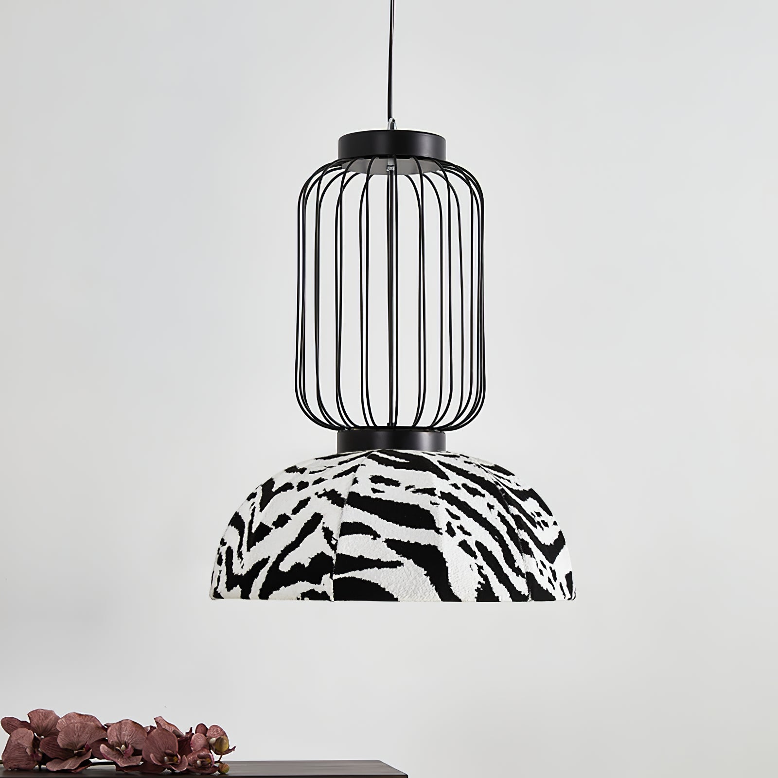 Forge Industrial Fabric Pendant Lamp - Lamp Outdoor