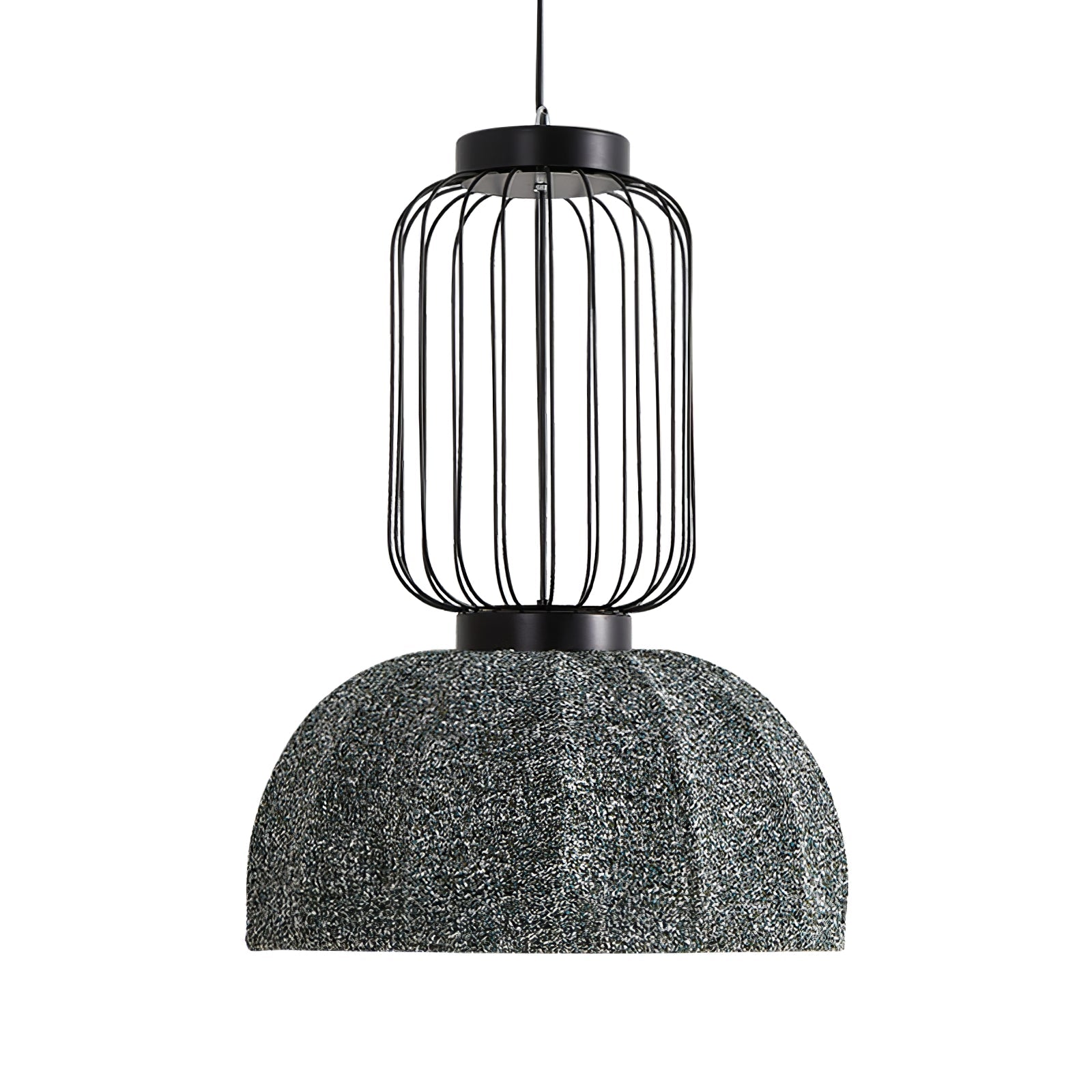 Forge Industrial Fabric Pendant Lamp - Lamp Outdoor