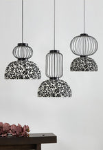 Forge Industrial Fabric Pendant Lamp - Lamp Outdoor