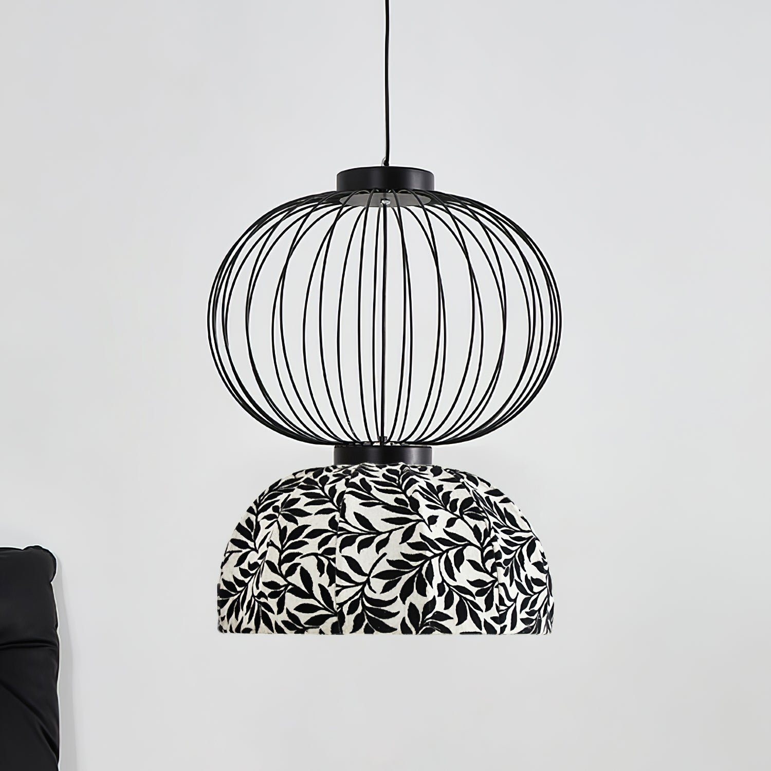Forge Industrial Fabric Pendant Lamp - Lamp Outdoor