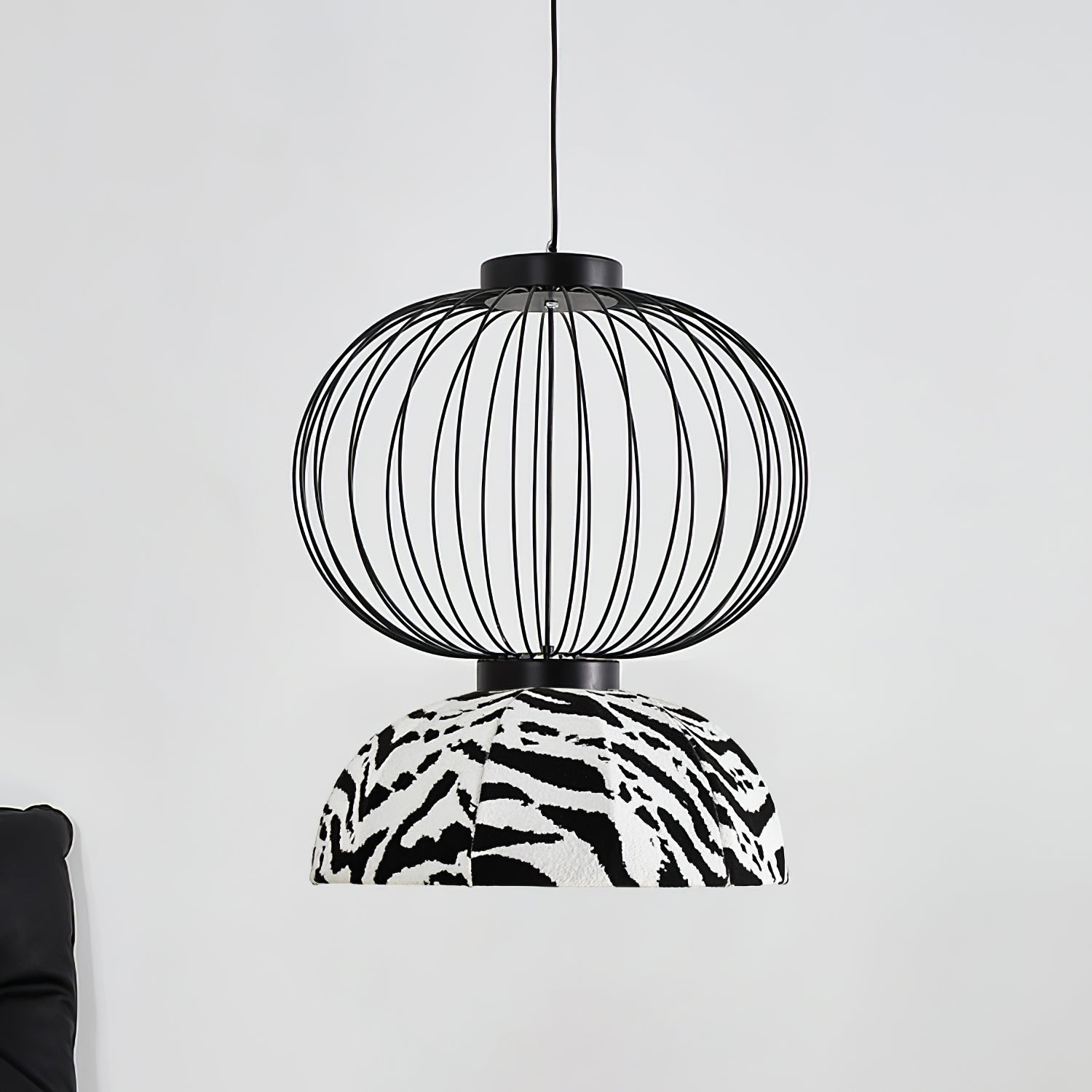 Forge Industrial Fabric Pendant Lamp - Lamp Outdoor
