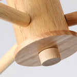 Kozan Wooden Chandelier - Lamp Outdoor