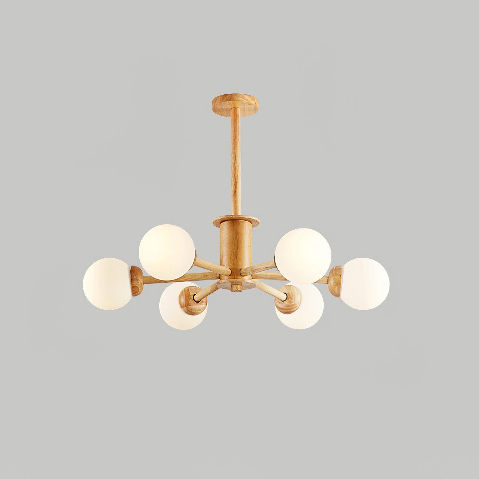 Kozan Wooden Chandelier - Lamp Outdoor