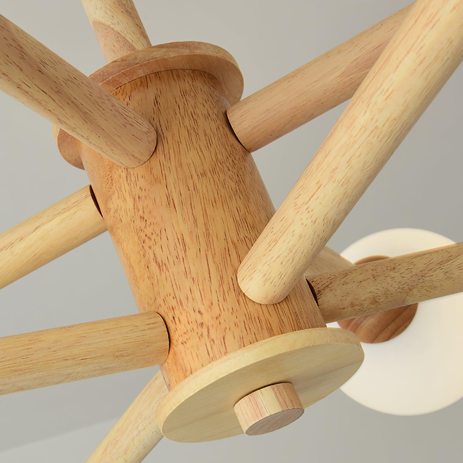 Kozan Wooden Chandelier - Lamp Outdoor
