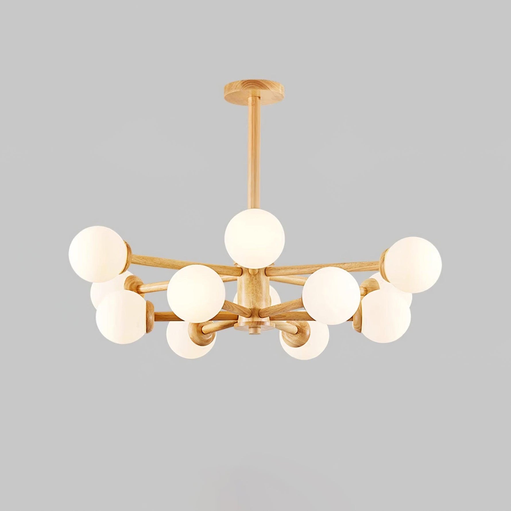 Kozan Wooden Chandelier - Lamp Outdoor