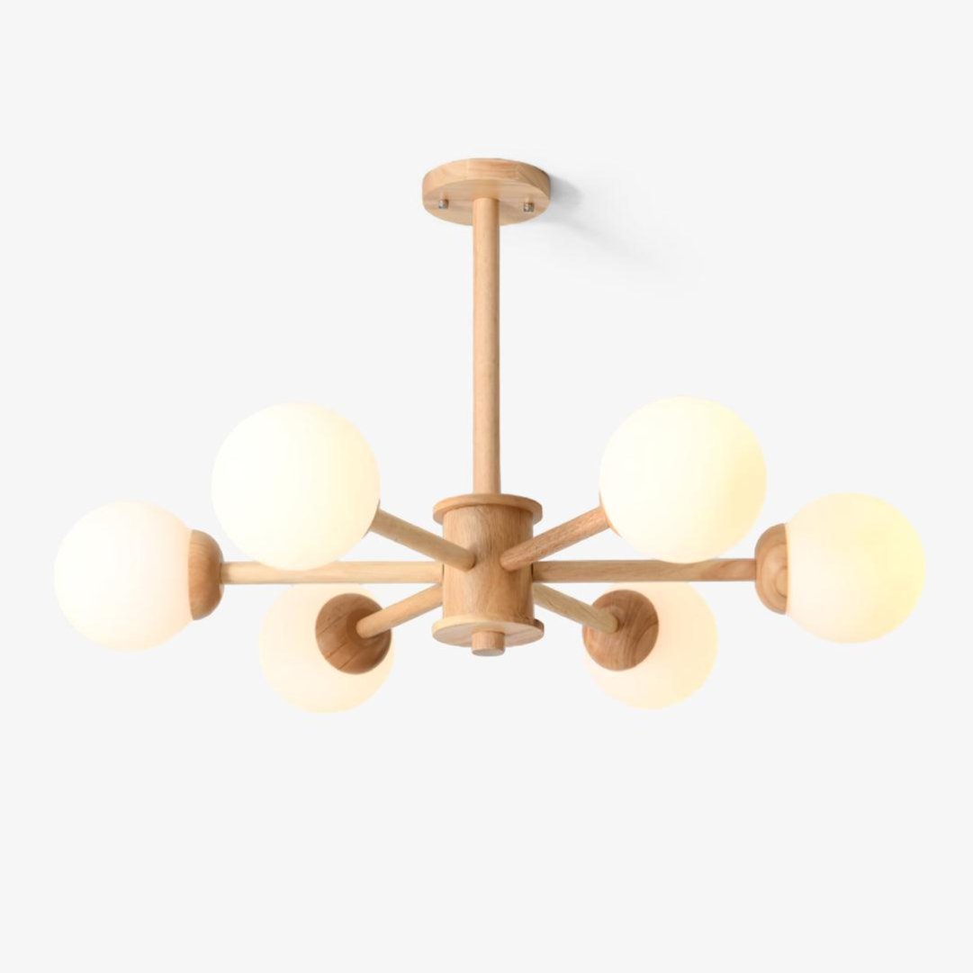 Kozan Wooden Chandelier - Lamp Outdoor