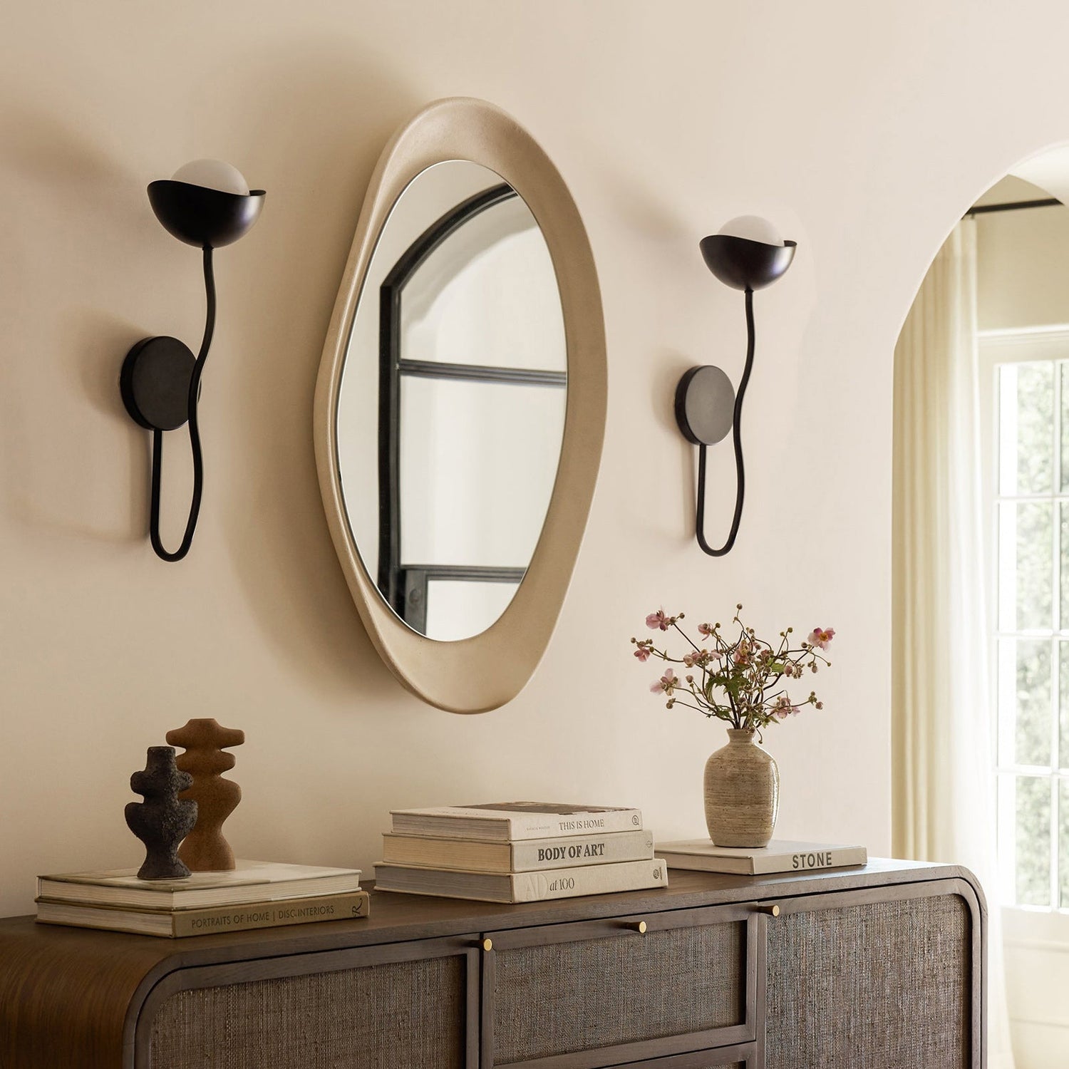 Kukka Vintage Brass Wall Light