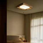 Auro Rustic Wood Ceiling Light - Lamp Outdoor