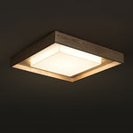 Auro Rustic Wood Ceiling Light - Lamp Outdoor