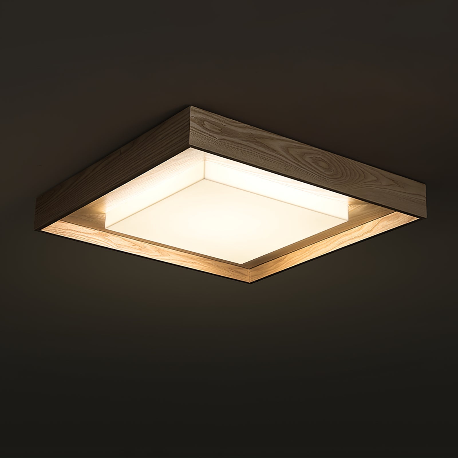 Auro Rustic Wood Ceiling Light - Lamp Outdoor