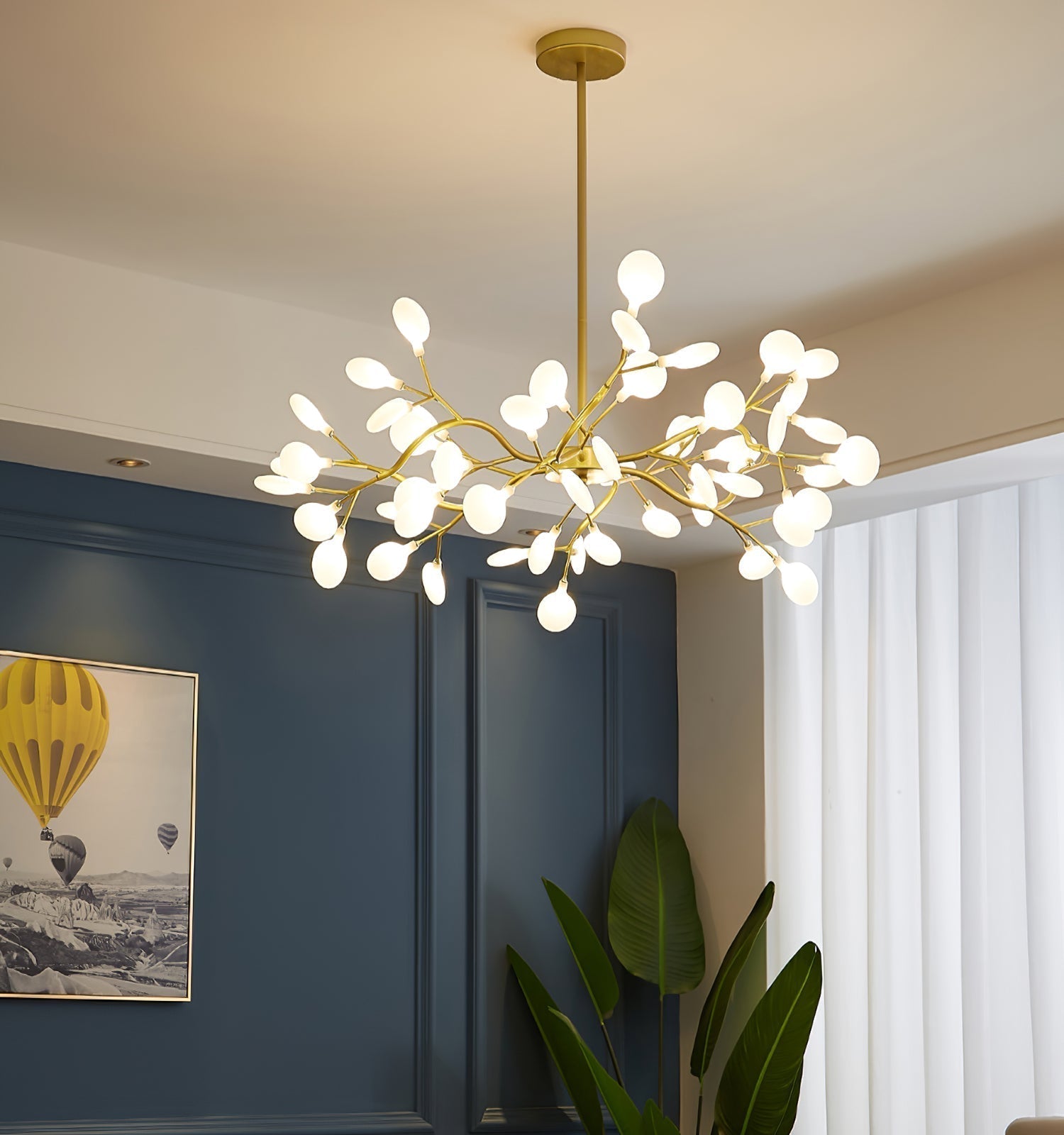 LED Firefly Sputnik Chandelier - Lamp Outdoor