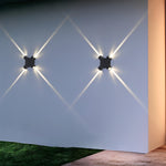 Creative Starlight Decorative LED Waterproof Black Modern Wall Lamp - Lamp Outdoor