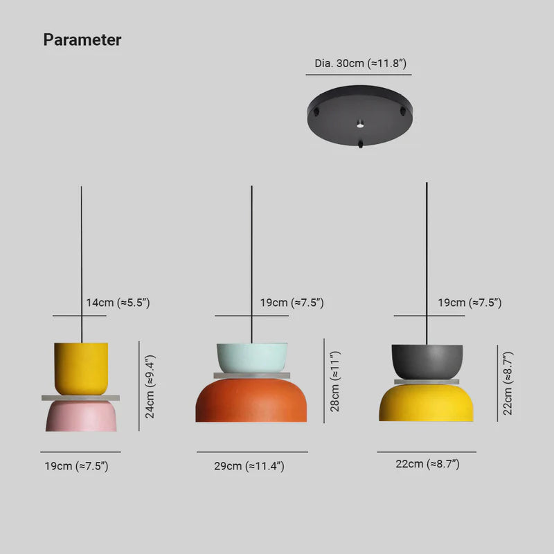 Jojo Pendant Light Contrast Color - Lamp Outdoor