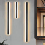 Arisha Radiation Linear Metal Acrylic Outdoor Wall Lamp Garden Corridor - Lamp Outdoor