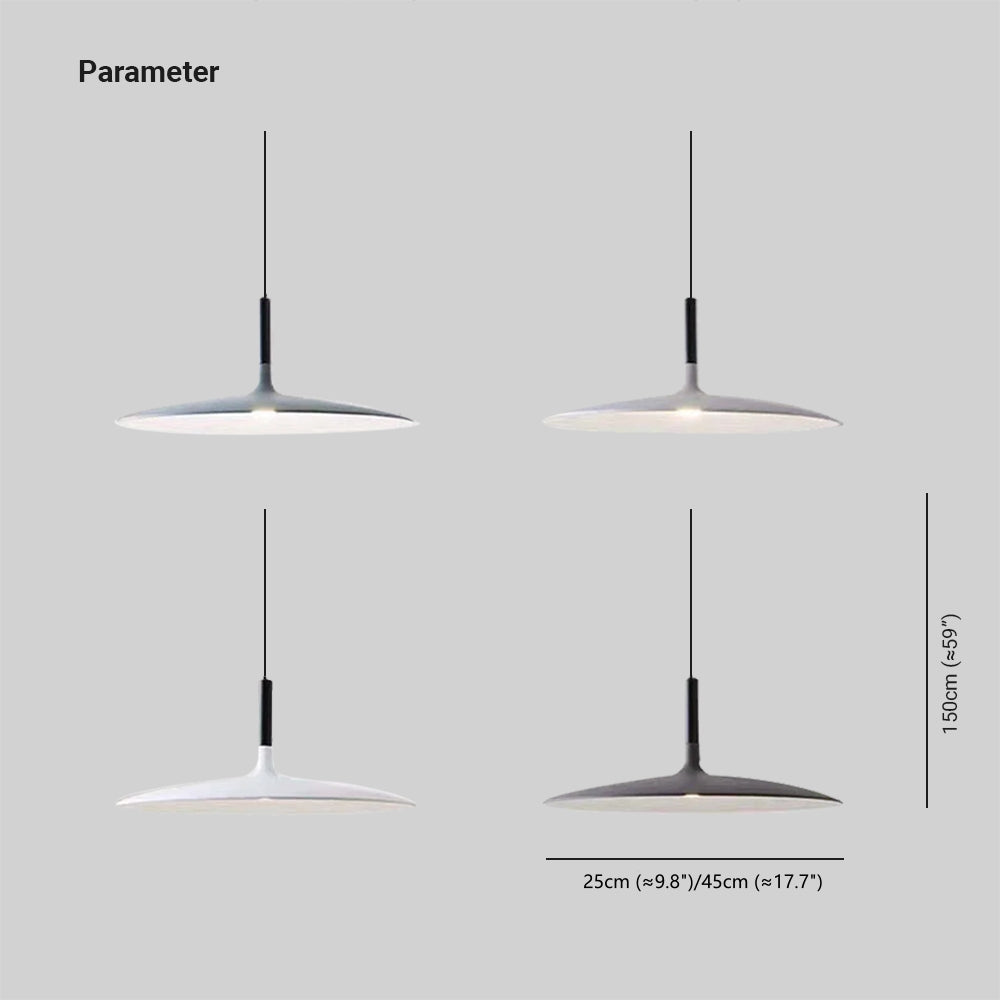 Rava Pendant Light Pan, Plate Shape Modern Design - Lamp Outdoor
