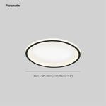Quasso Flush Mount Ceiling Light Modern LED Round - Lamp Outdoor
