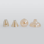 June Industrial Glass Pendant Light Clear/Amber/Smoke Grey - Lamp Outdoor