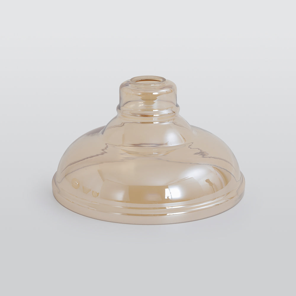 June Industrial Glass Pendant Light Clear/Amber/Smoke Grey - Lamp Outdoor