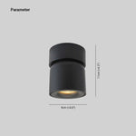 Kilo Spotlight Modern LED Flush Mount Ceiling Light, Black/White - Lamp Outdoor