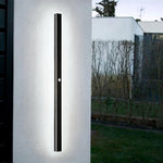 Arisha Ripple Minimalist Linear LED Outdoor Wall Lamp Metal Garden Corridor Balcony - Lamp Outdoor