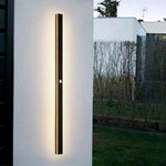 Arisha Ripple Minimalist Linear LED Outdoor Wall Lamp Metal Garden Corridor Balcony - Lamp Outdoor