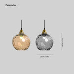 Water Ripple Glass Pendant Lights - Lamp Outdoor