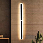 Arisha Minimalist Metal Linear Oval Outdoor Wall Lamp - Lamp Outdoor