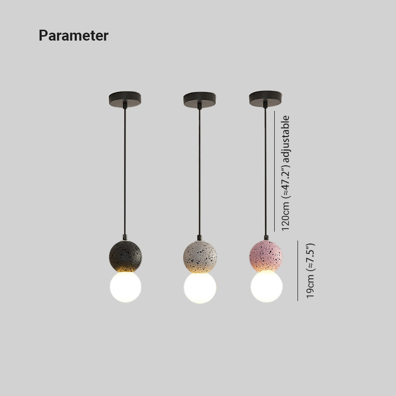 Kessie Pendant Light Travertine - Lamp Outdoor
