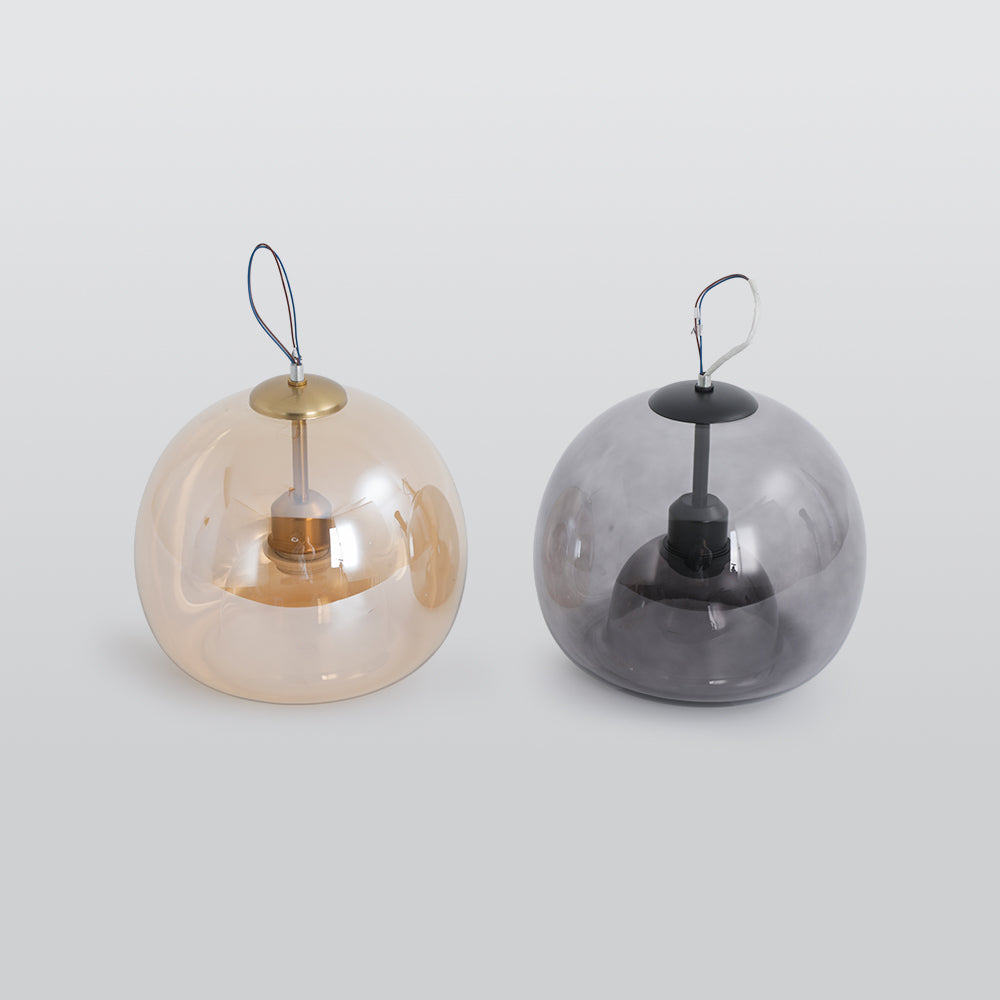 Rhea Glass Semi-Flush Mount Ceiling Light/Pendant Light - Lamp Outdoor