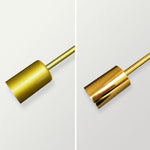 Lindsy Modern Flush Mount Ceiling Light, Gold & Black - Lamp Outdoor