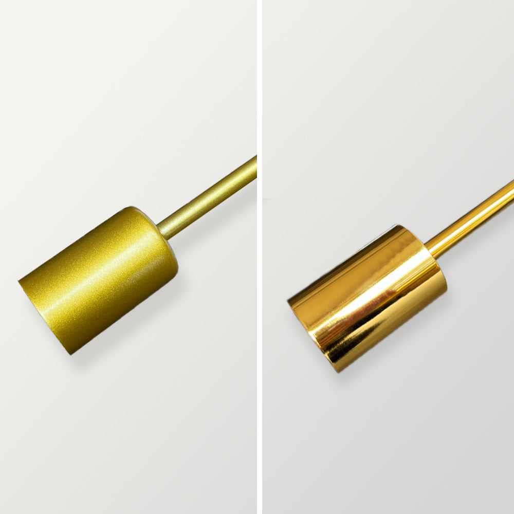 Lindsy Modern Flush Mount Ceiling Light, Gold & Black - Lamp Outdoor