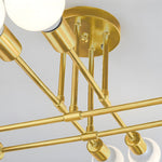 Lindsy Modern Flush Mount Ceiling Light, Gold & Black - Lamp Outdoor