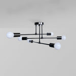 Lindsy Modern Flush Mount Ceiling Light, Gold & Black - Lamp Outdoor