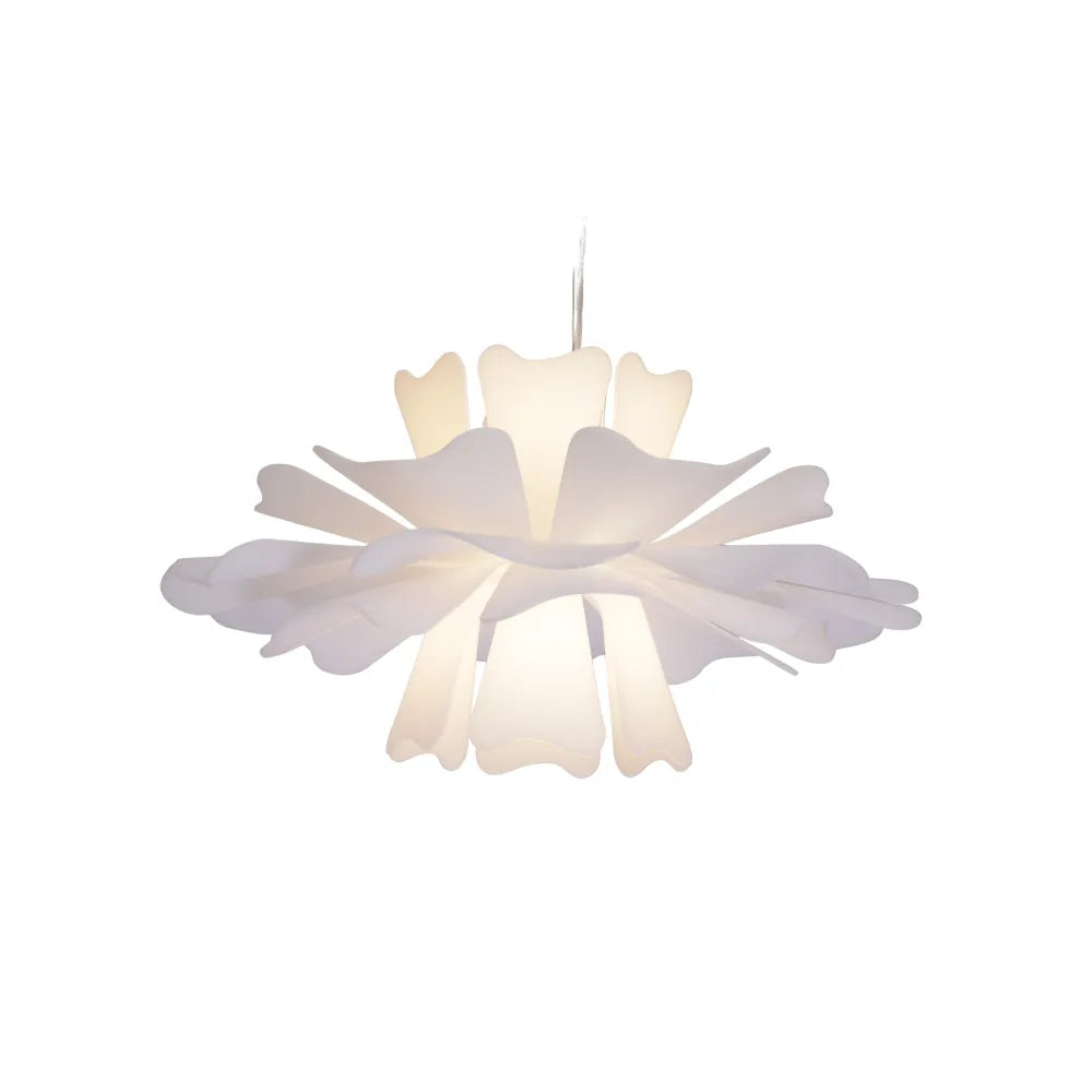 Niva Elegant Flower Pendant Light White - Lamp Outdoor