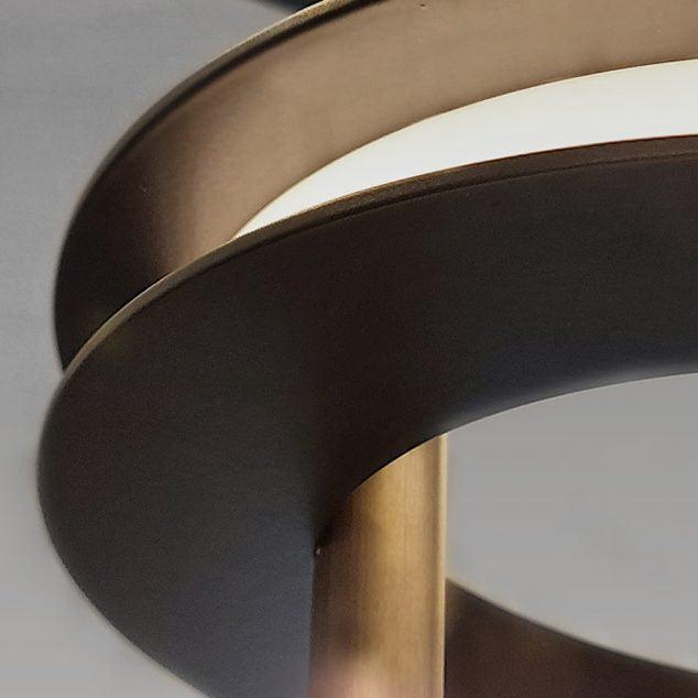 Aurora Chandelier Ring Layered Minimalist - Lamp Outdoor