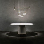 Aurora Chandelier Ring Layered Minimalist - Lamp Outdoor