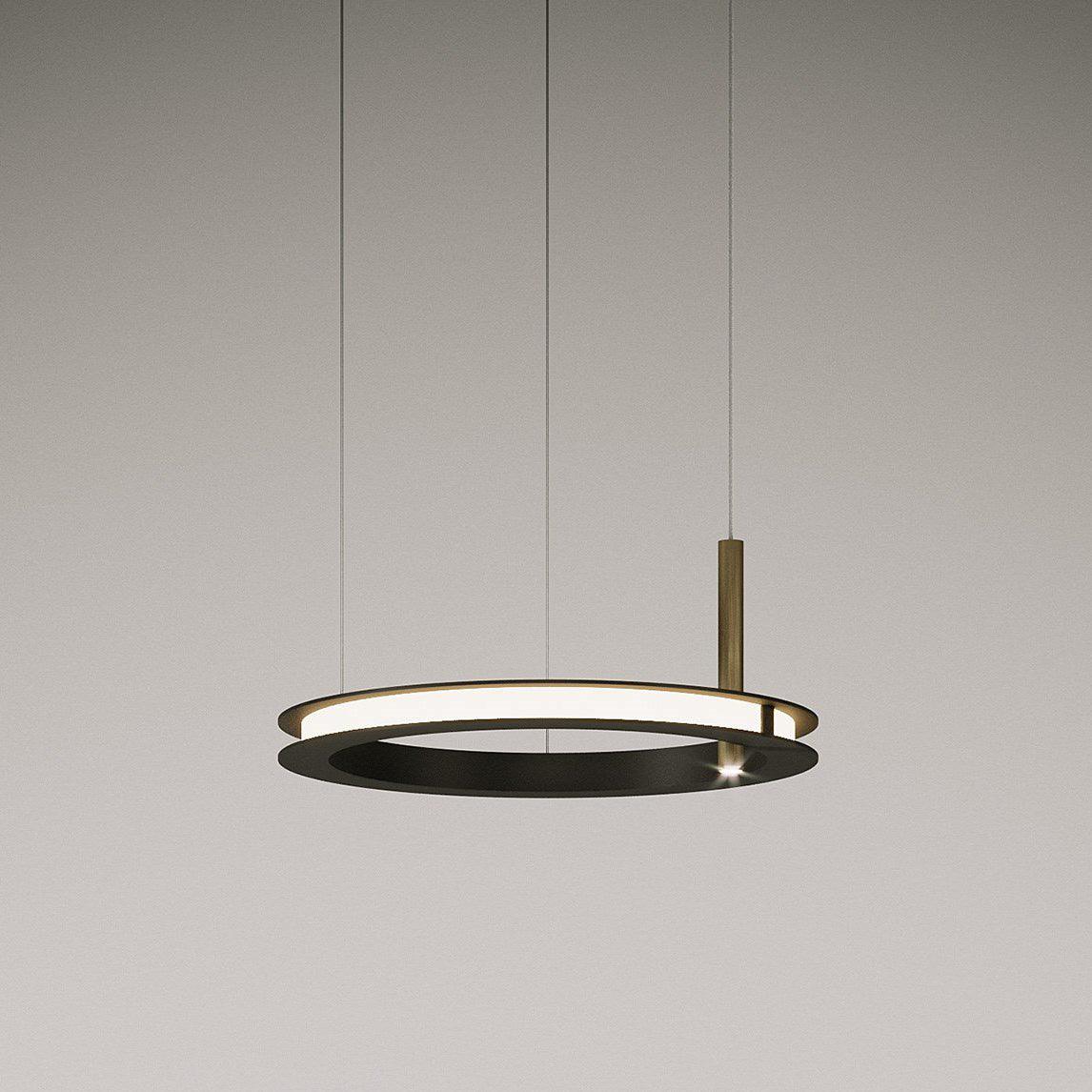 Aurora Chandelier Ring Layered Minimalist - Lamp Outdoor